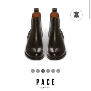 Leather ankle boots